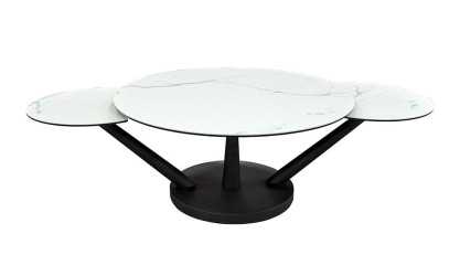Chicago - Table basse 3 plateaux pivotants