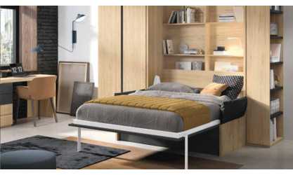 EOS - Armoire lit autoportante avec banquette