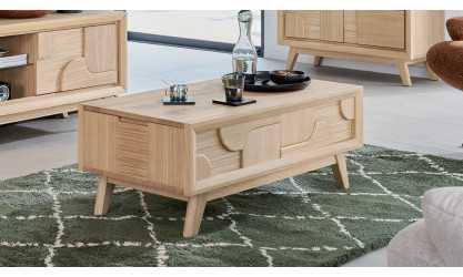 Rivage - Table de salon plateau relevable