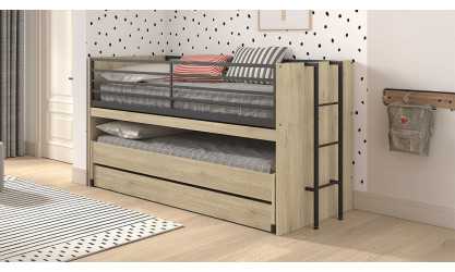 Sam - Lit compact couchage 90 x 200 cm