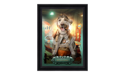 Déco - Image encadrée Mécani-Chien