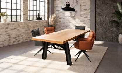 Megève -Table de séjour extensible
