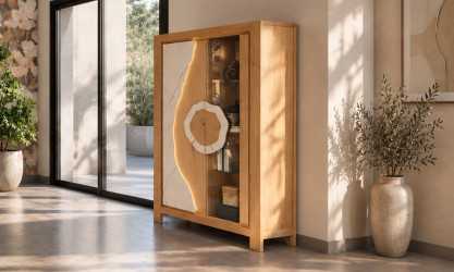 Minéral - Vitrine 2 portes